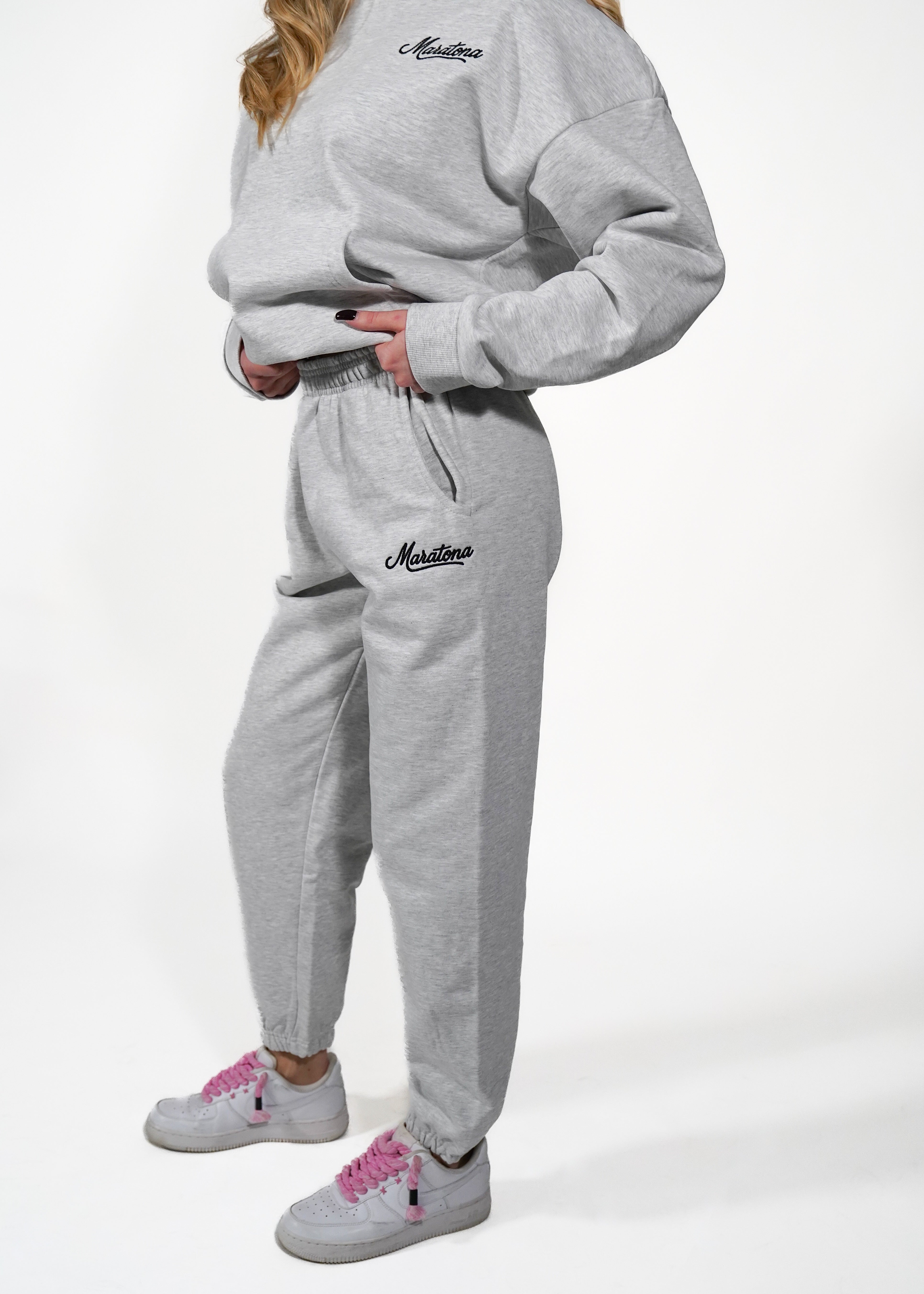 Signature Sweatpants — Cloud Grey