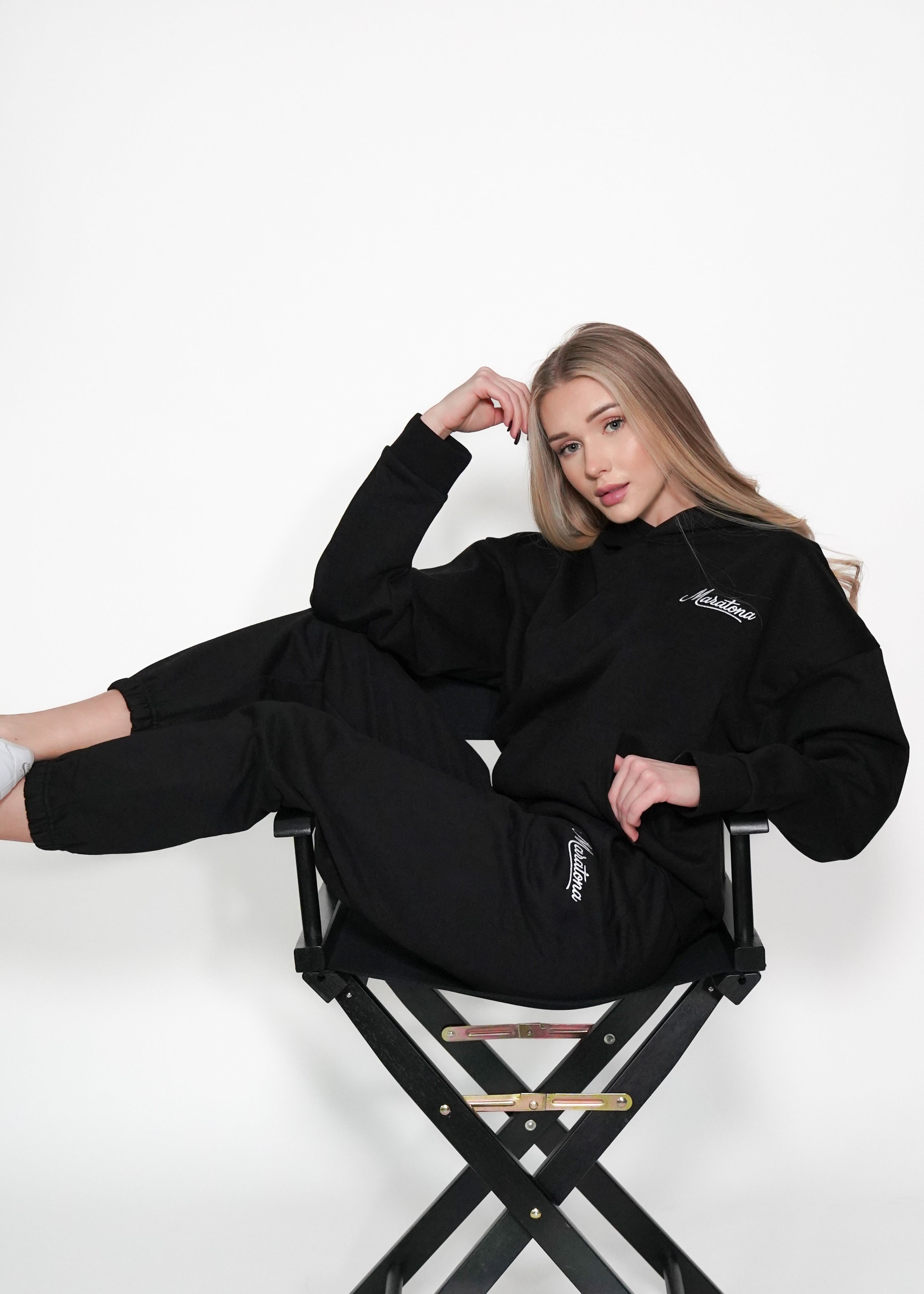Signature Hoodie — Midnight Black
