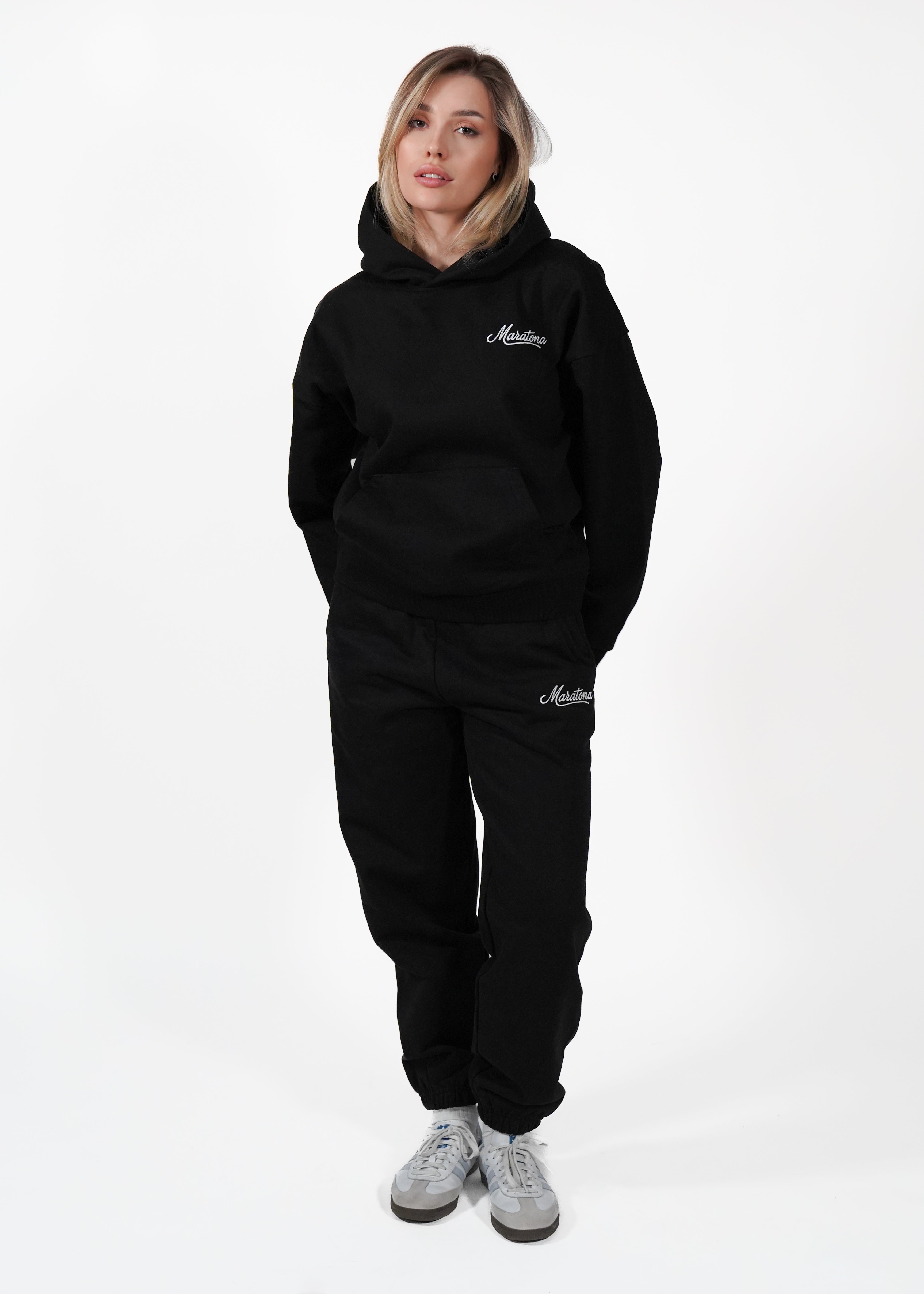 Signature Sweatpants — Midnight Black