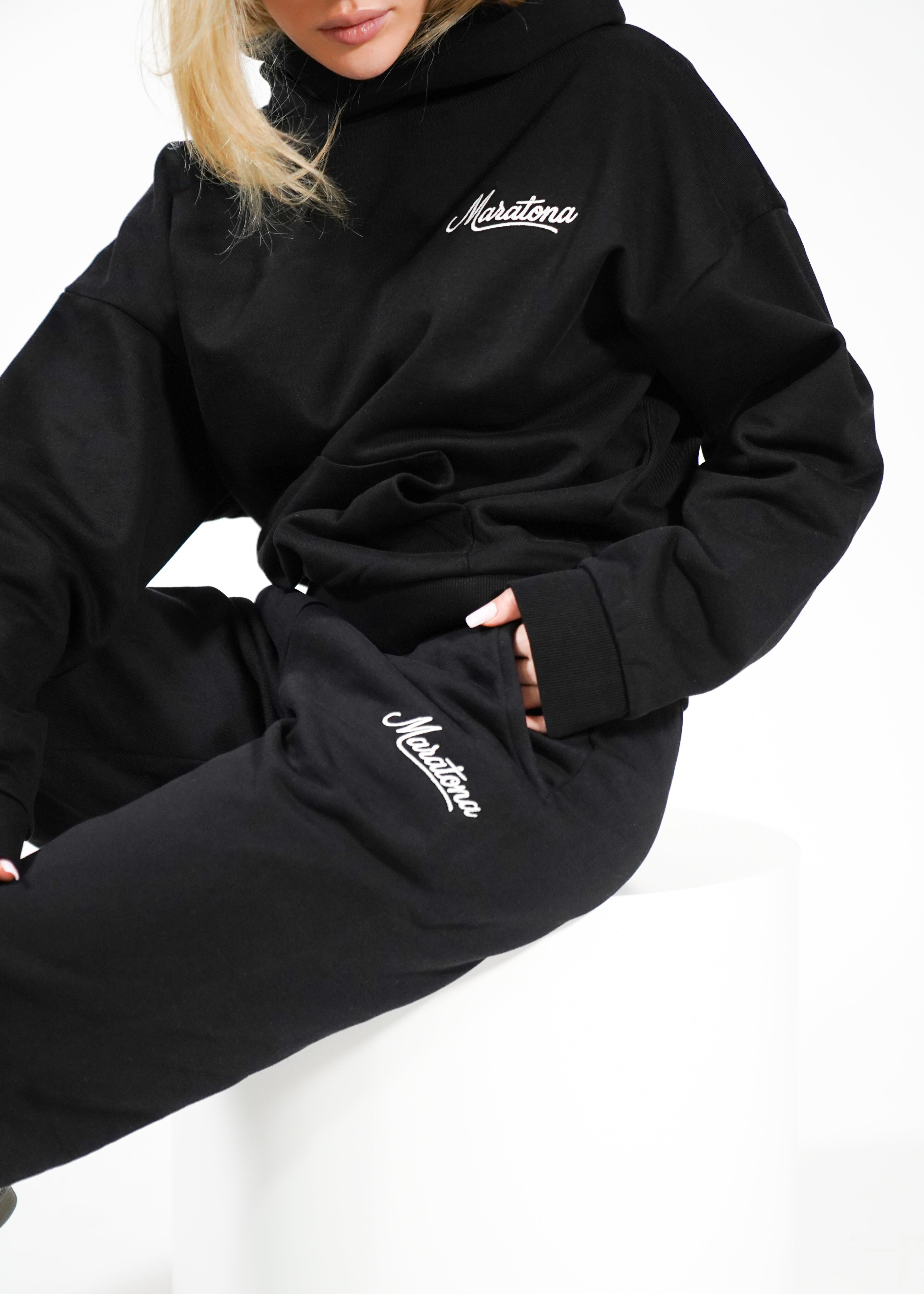 Signature Hoodie — Midnight Black