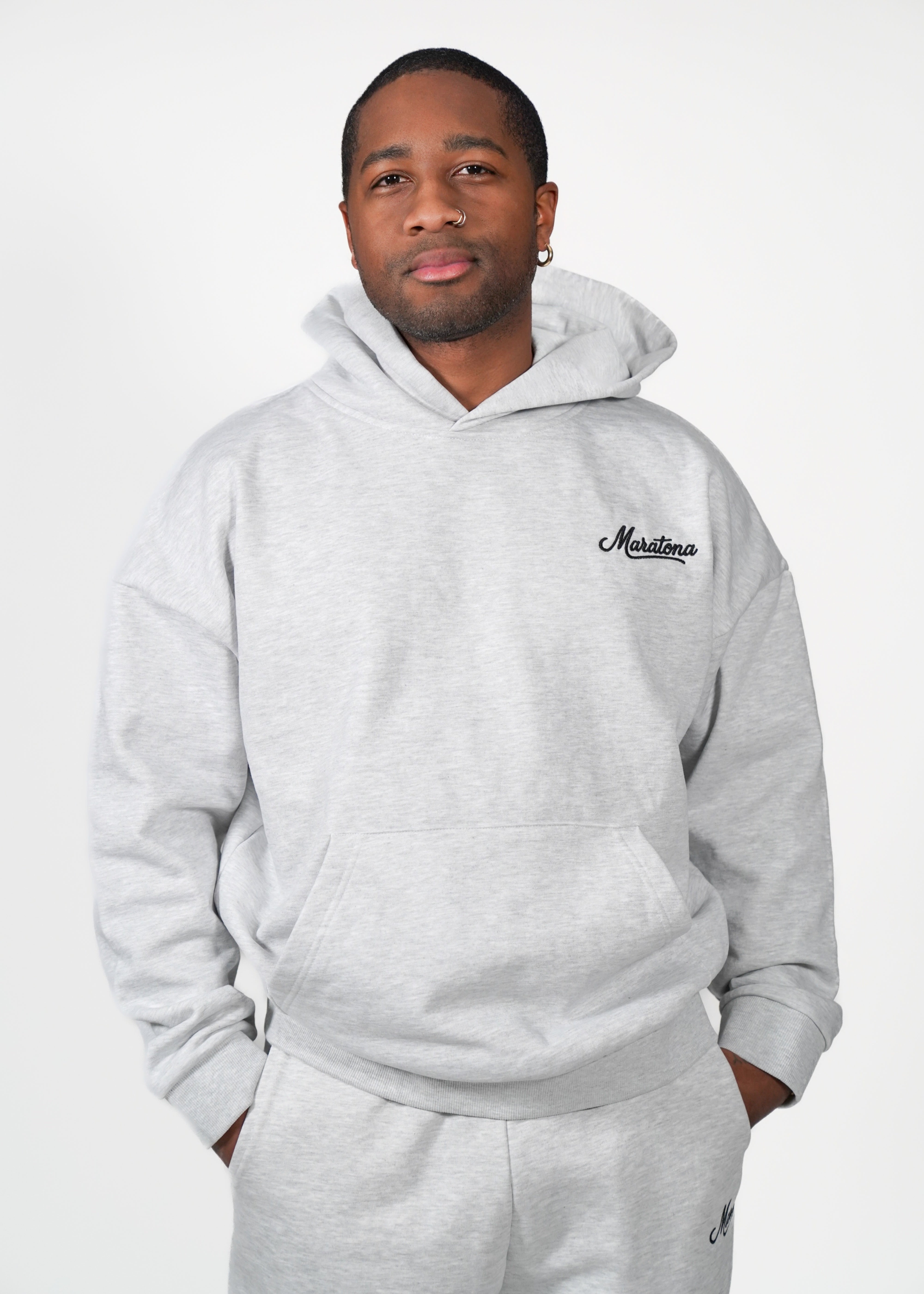 Signature Hoodie — Cloud Grey