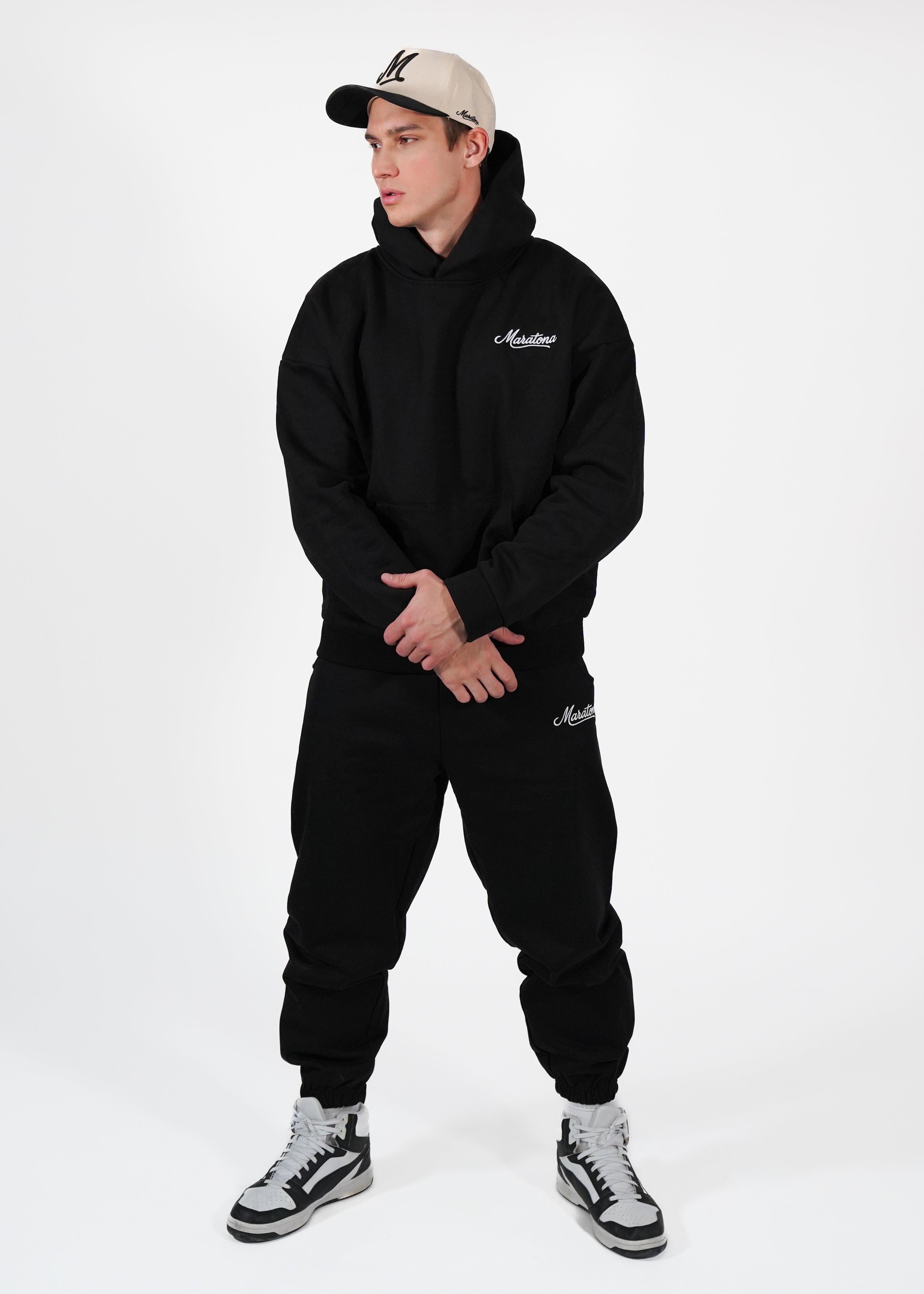 Signature Hoodie — Midnight Black