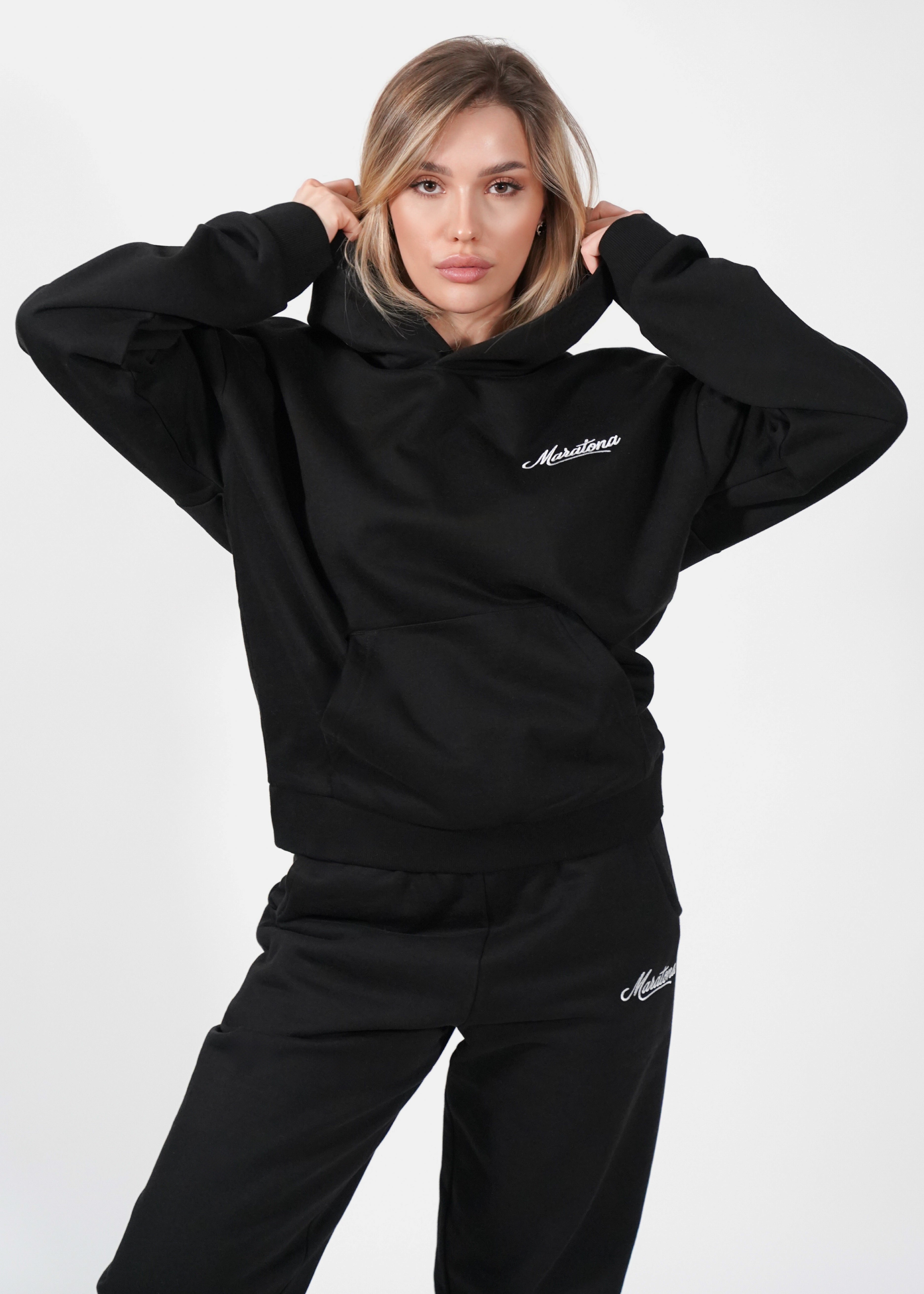 Signature Hoodie — Midnight Black